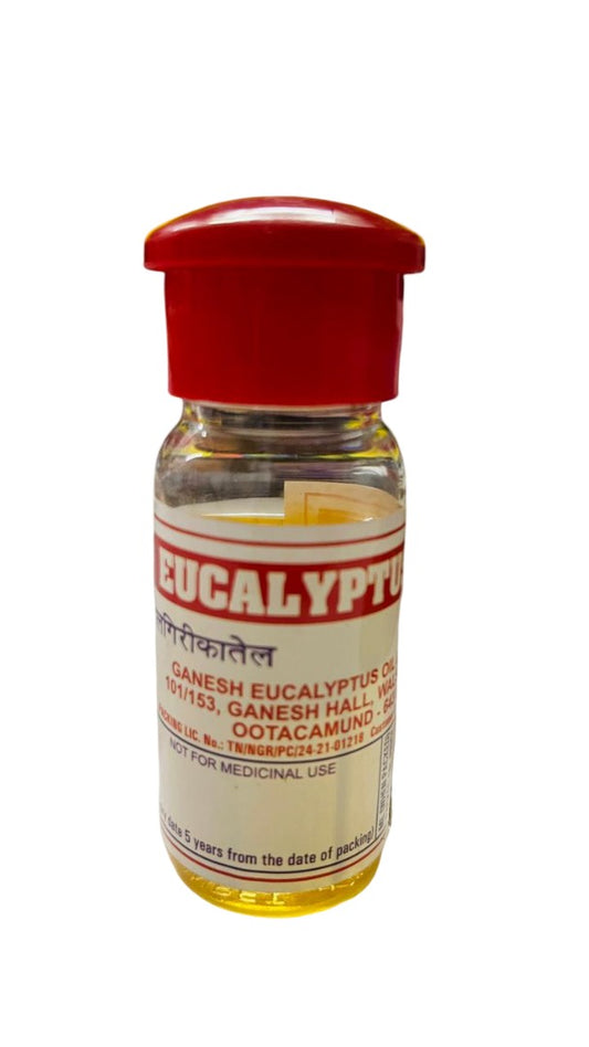 Eucalyptus Oil: (Nilgiri Oil) 30ml