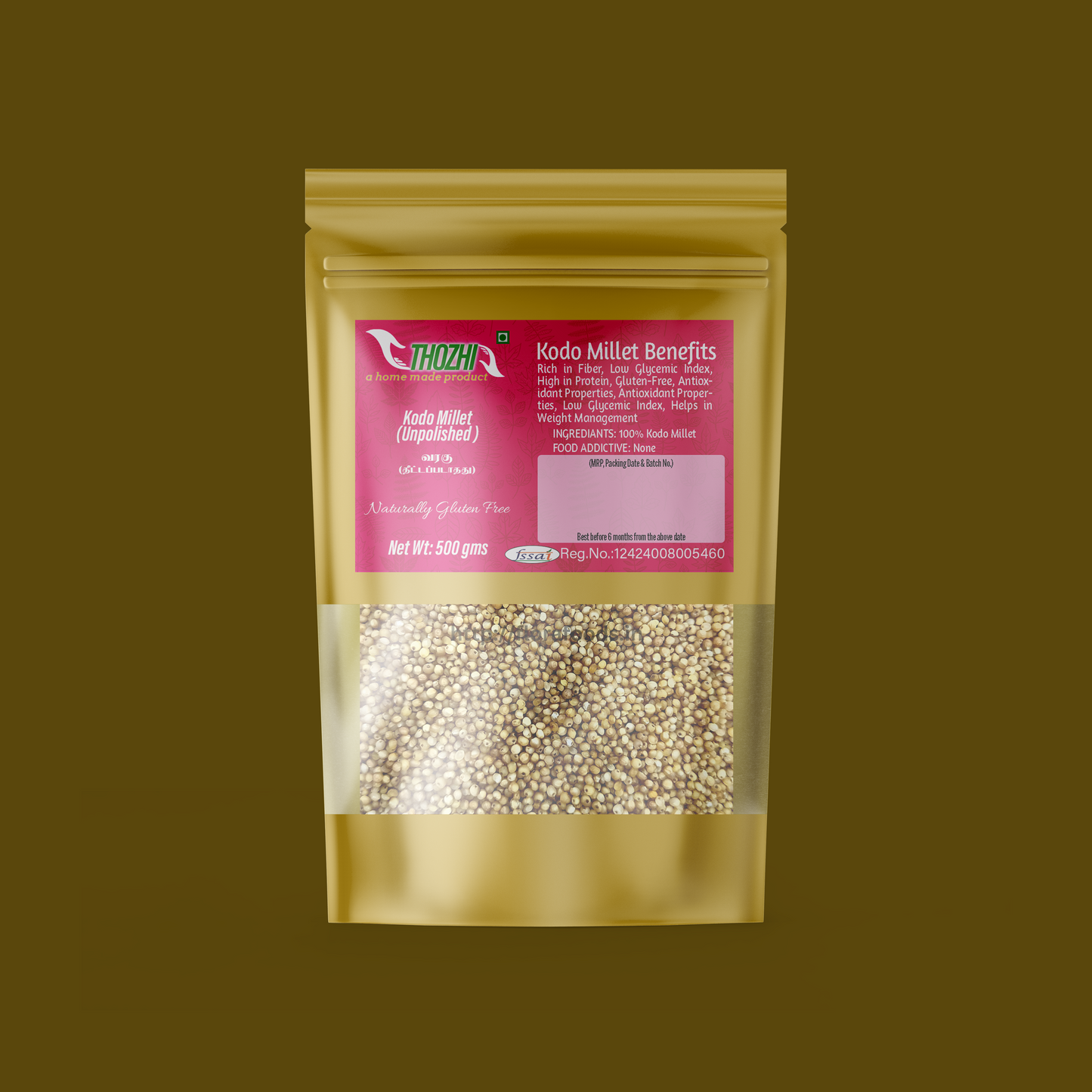 Kodo Millet (Unpolished) (வரகு)